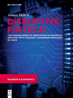 cover image of Disruptive Fintech